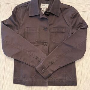 L.L. Bean Women's Dark Brown Utility Jacket